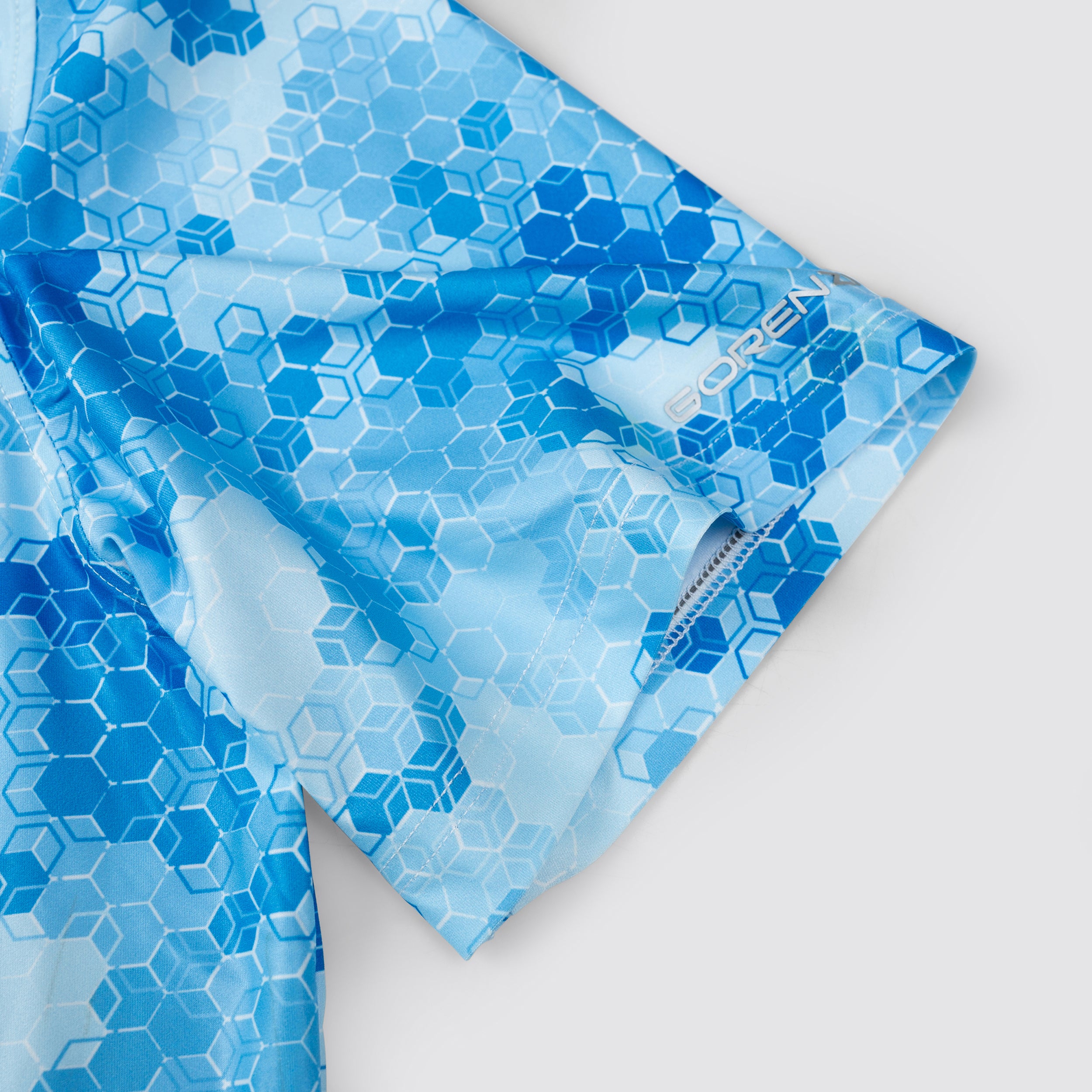 Blue Camouflage Men’s Performance Golf Polo
