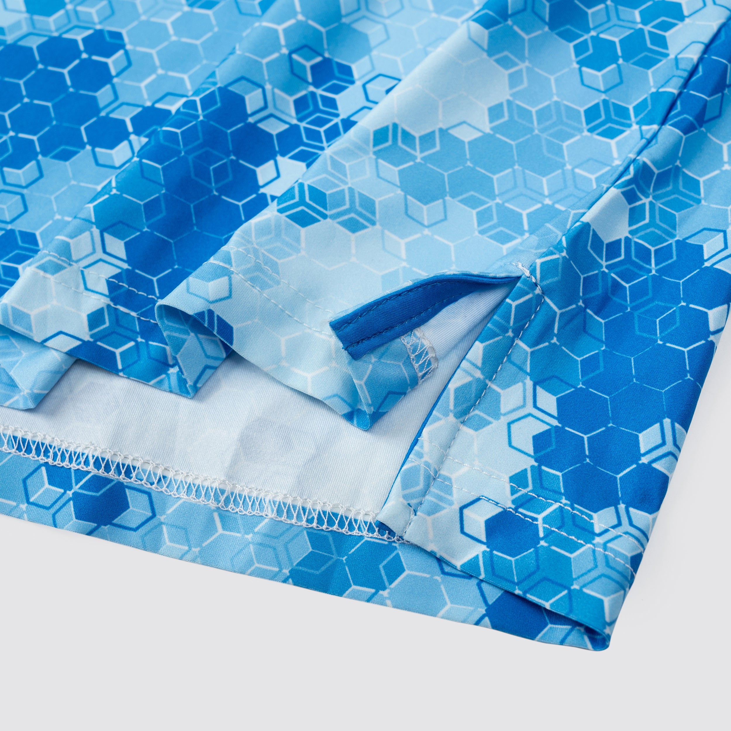 Blue Camouflage Men’s Performance Golf Polo