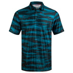 Green Tiger Camo Men’s Performance Golf Polo