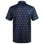 Navy Cocktail Funny Golf Polo Shirt for Men