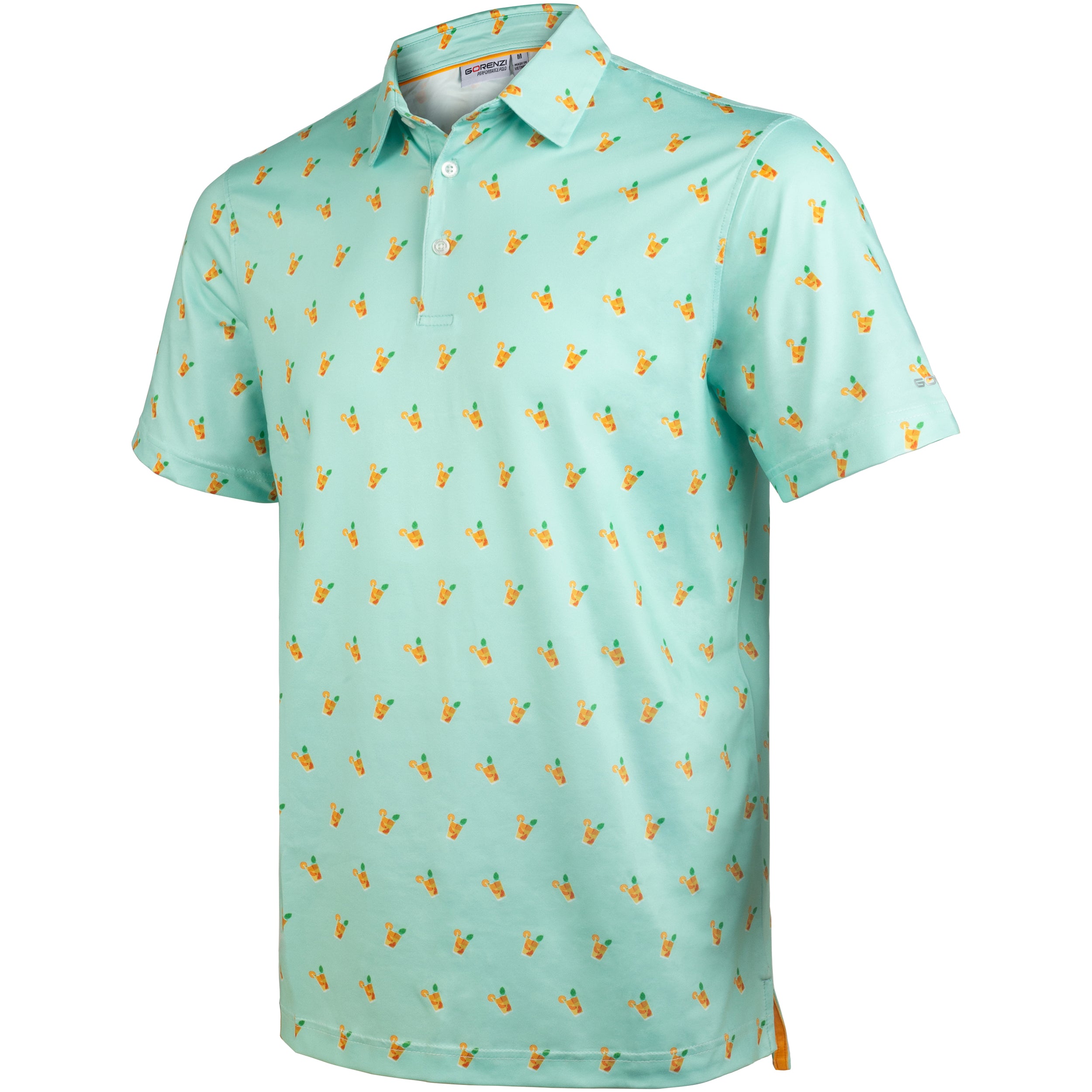 Mint Cocktail Men’s Performance Golf Polo