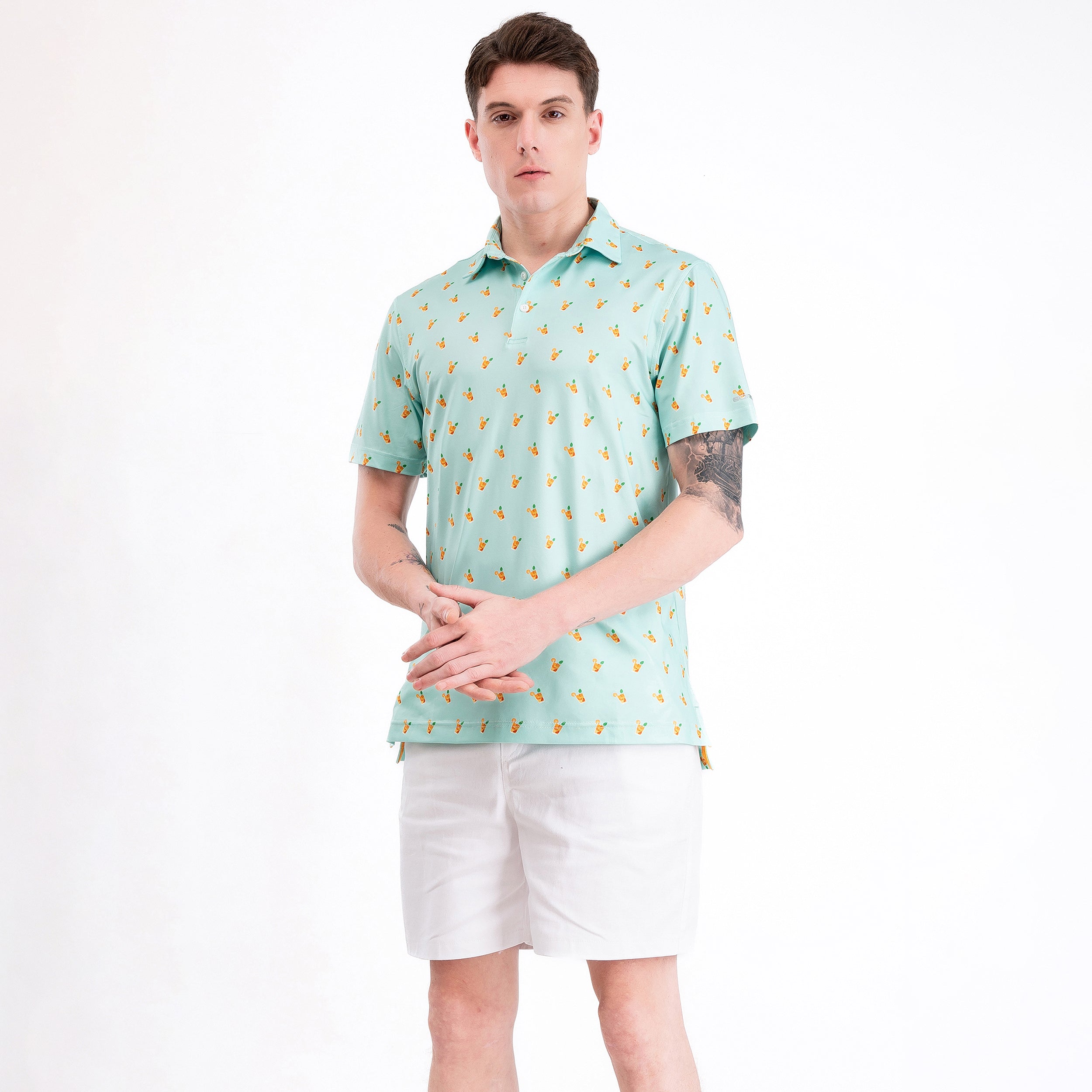 Mint Cocktail Men’s Performance Golf Polo