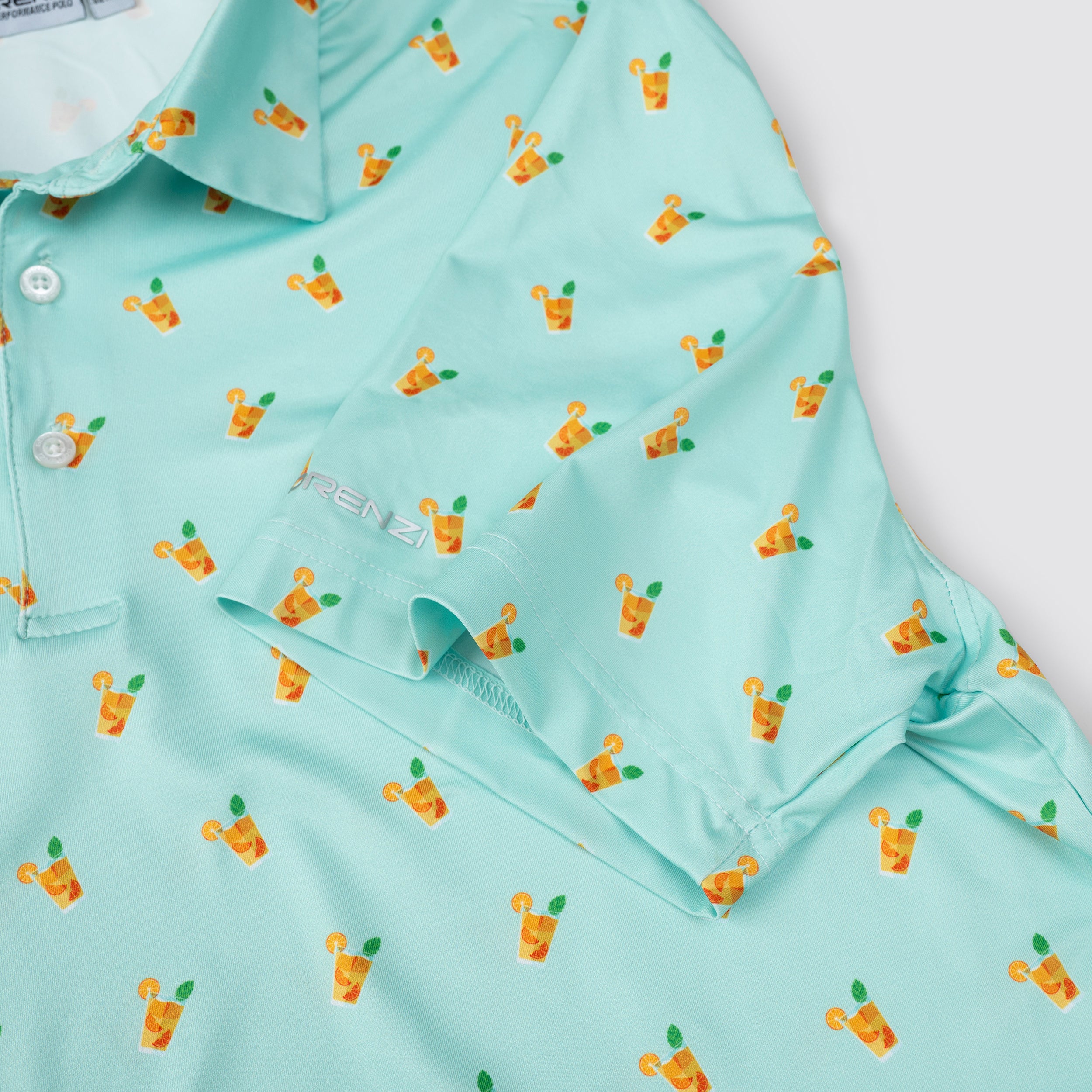 Mint Cocktail Men’s Performance Golf Polo