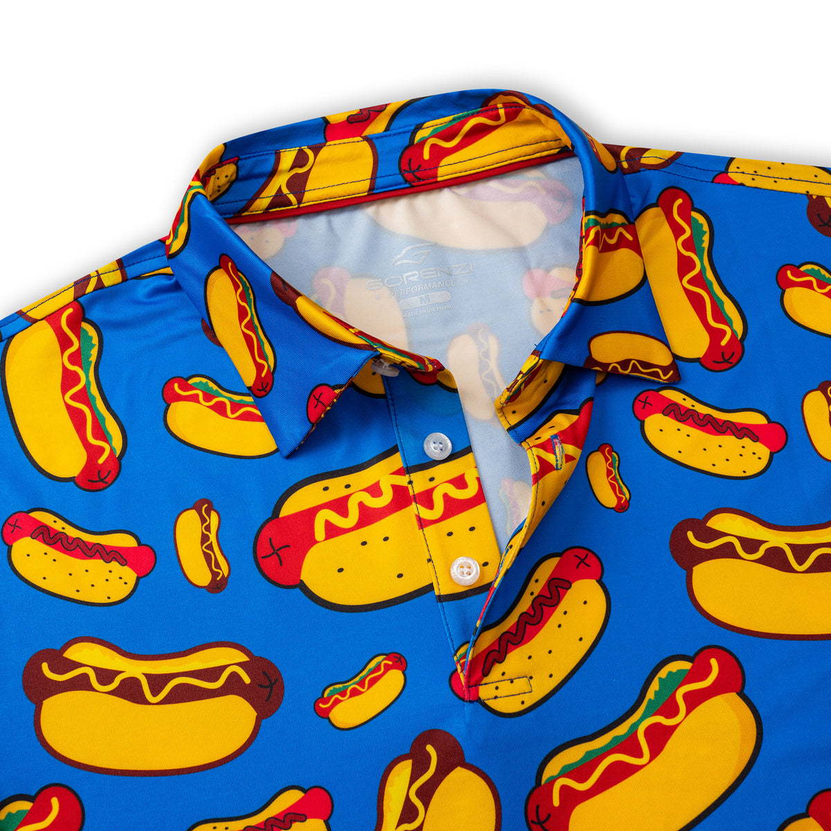 Classic Hot Dog Men’s Performance Golf Polo