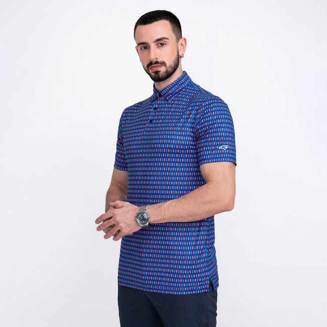 Patriotic Ice Cream USA Golf Polo Shirt for Men Main Image