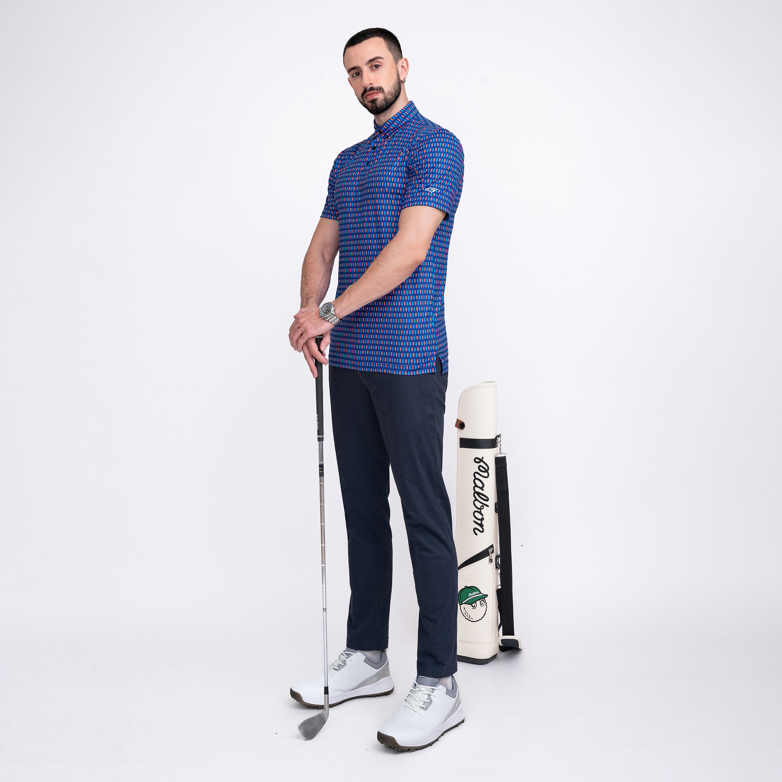 Patriotic Popsicle Men’s Performance Golf Polo