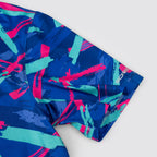 Blue Paint Smear Golf Polo Shirt for Men