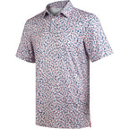 Paint Ripple Camouflage Golf Polo Shirt for Men