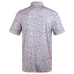Paint Ripple Camouflage Golf Polo Shirt for Men