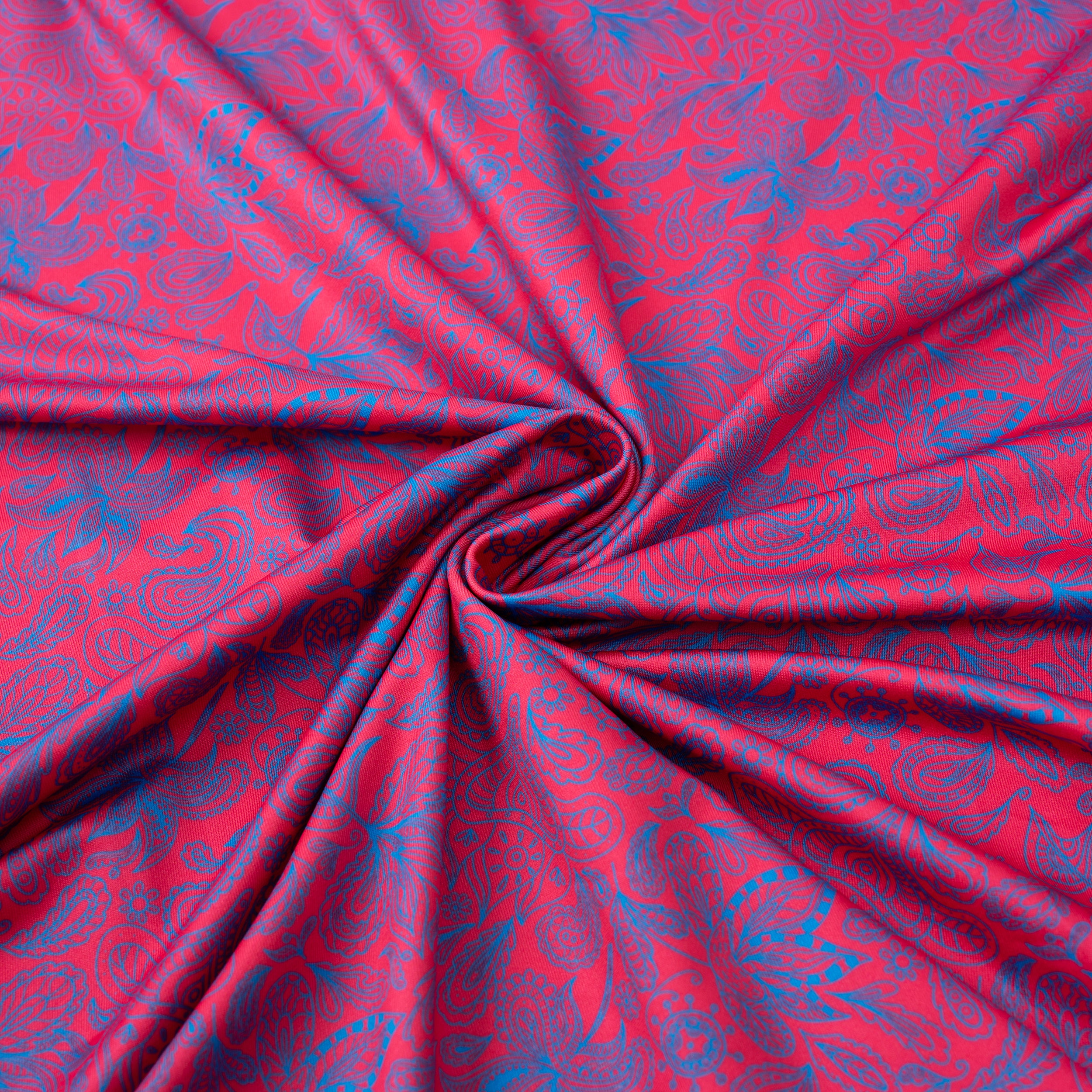 Magenta Paisley Men’s Performance Golf Polo