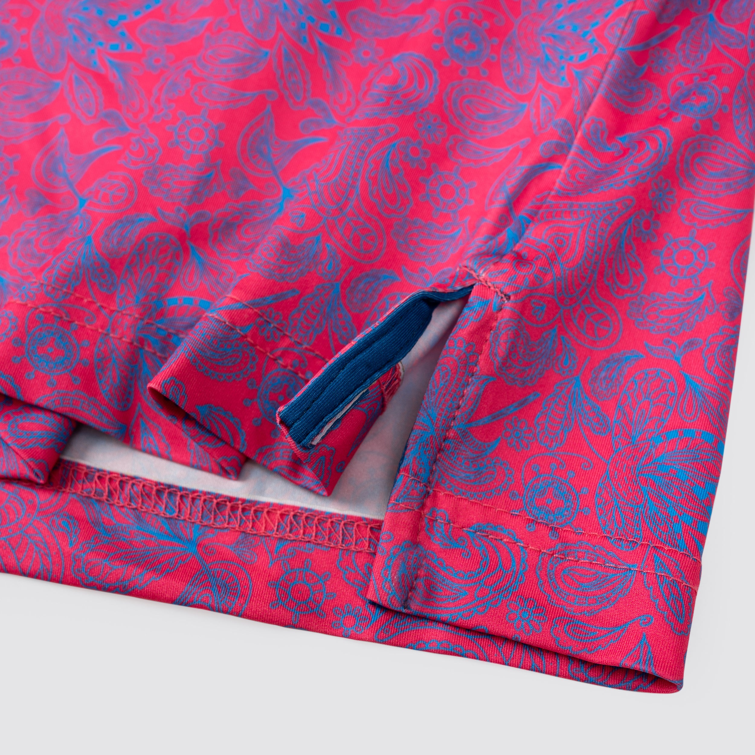 Magenta Paisley Men’s Performance Golf Polo