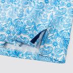 Sky Blue Paisley Men’s Performance Golf Polo