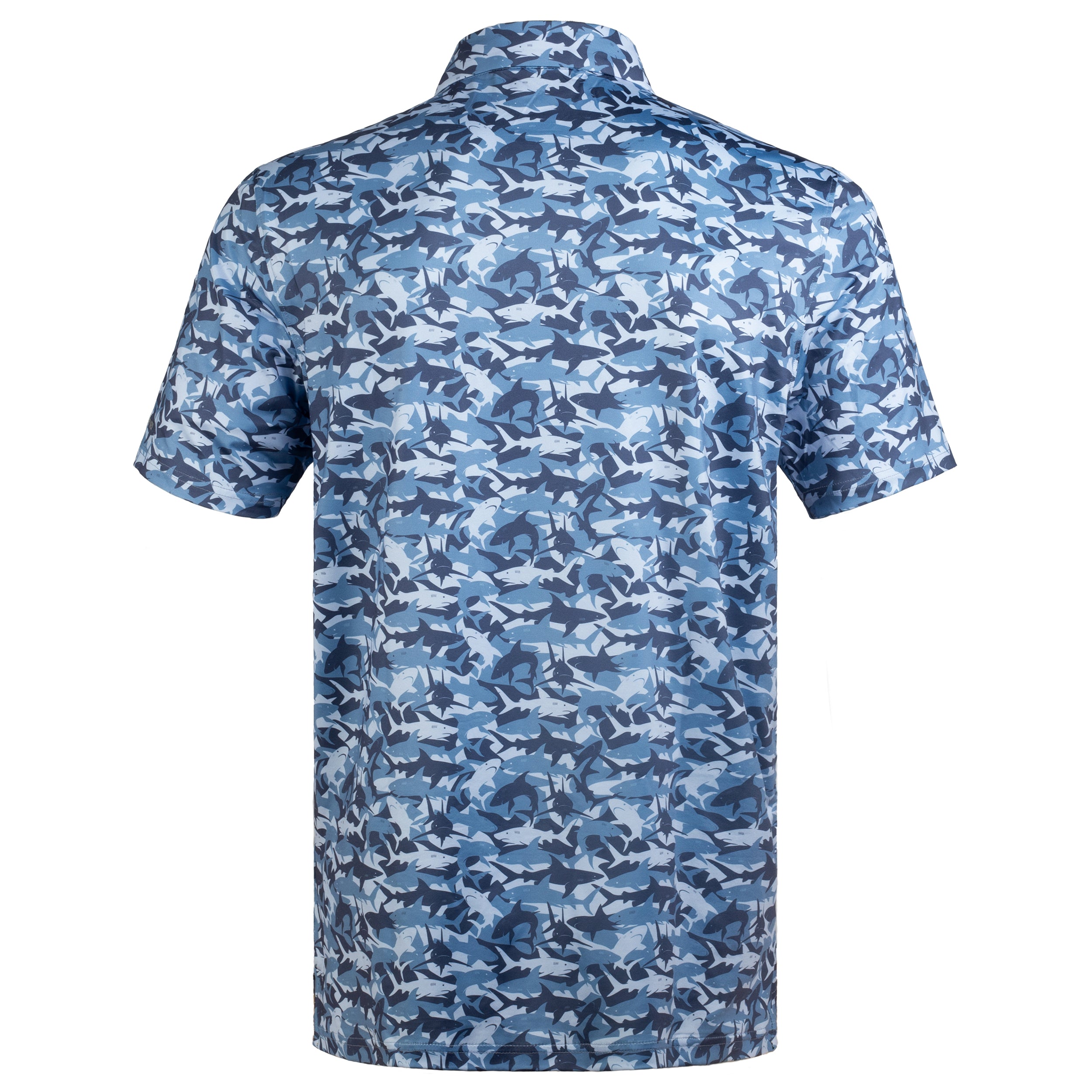 Shark Camo Men’s Performance Golf Polo