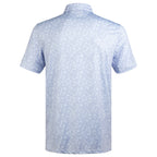 Lavender Tropical Floral Men’s Performance Golf Polo