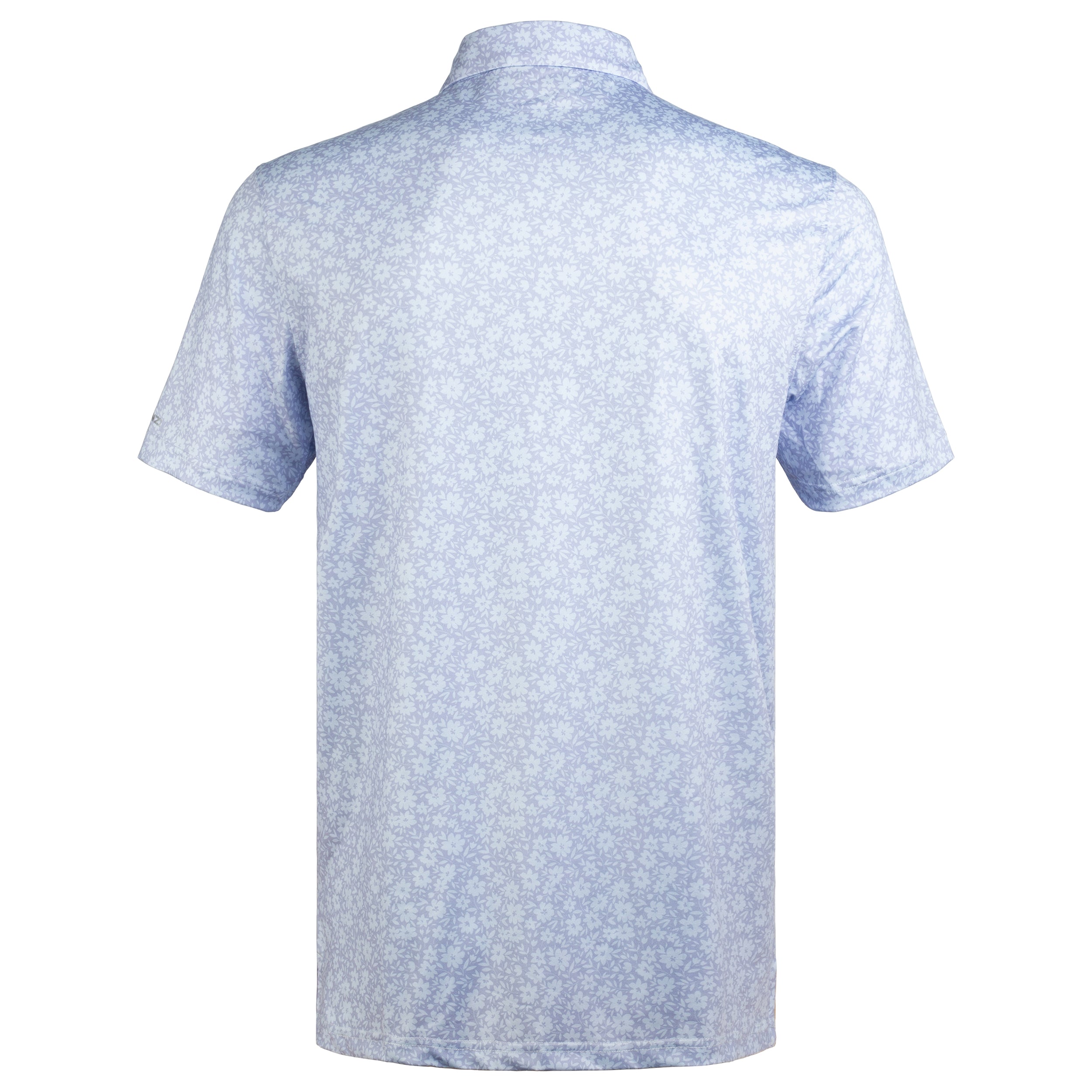 Lavender Tropical Floral Men’s Performance Golf Polo