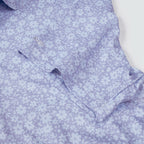 Lavender Tropical Floral Men’s Performance Golf Polo