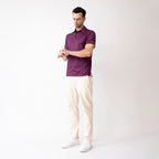 Abstract Golf Shirts for Men Short Sleeve Performance Polo