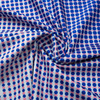 Blue Ball Print Golf Shirts for Men Short Sleeve Performance Polo