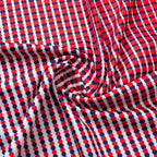 Red Ball Print Golf Shirts for Men Short Sleeve Performance Polo