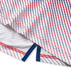Red Ball Print Golf Shirts for Men Short Sleeve Performance Polo