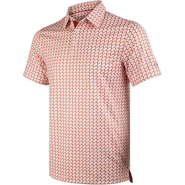 California Bear Golf Shirts for Men Short Sleeve Performance Polo Hover Image