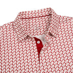 California Bear Golf Shirts for Men Short Sleeve Performance Polo