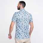 Raccoon Cocktail Golf Shirts for Men Short Sleeve Performance Polo