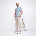 Raccoon Cocktail Golf Shirts for Men Short Sleeve Performance Polo