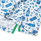 Raccoon Cocktail Golf Shirts for Men Short Sleeve Performance Polo