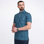 DnD Print Golf Shirts for Men Short Sleeve Performance Polo
