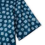 DnD Print Golf Shirts for Men Short Sleeve Performance Polo