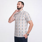 Duck French Bulldog Golf Shirts for Men Short Sleeve Performance Polo