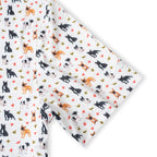 Duck French Bulldog Golf Shirts for Men Short Sleeve Performance Polo