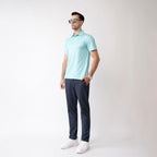 Fish Golf Shirts for Men Short Sleeve Performance Polo