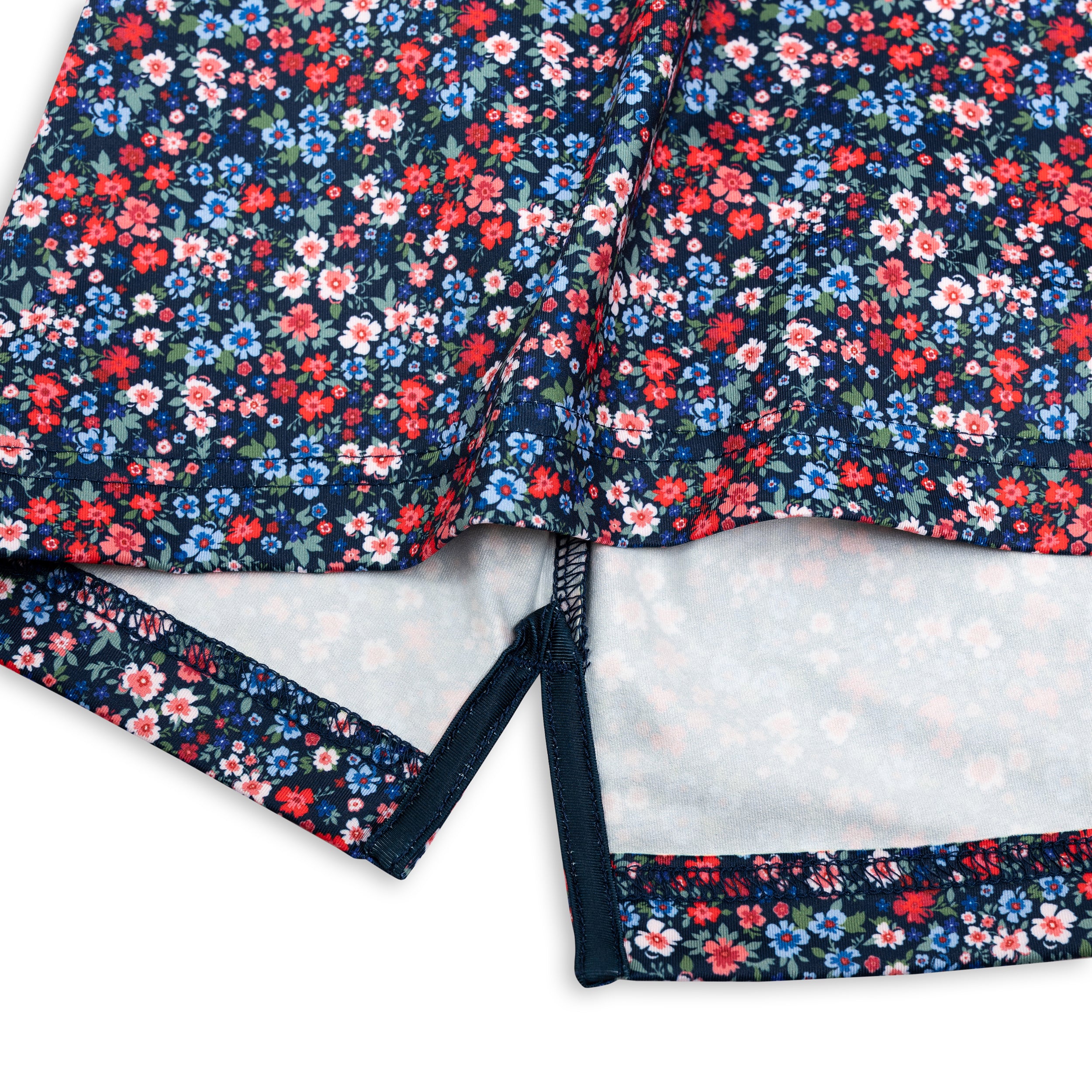 Floral Golf Shirts for Men Short Sleeve Performance Polo