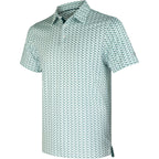 Florida Crocodile Golf Shirts for Men Short Sleeve Performance Polo