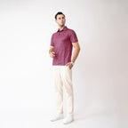 Rose Floral Golf Shirts for Men Short Sleeve Performance Polo