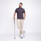 Casino Golf Shirts for Men Short Sleeve Performance Polo