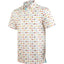 White Horse Racing Golf Shirts for Men Short Sleeve Performance Polo