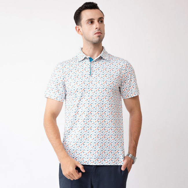 Hunting Golf Shirts for Men Short Sleeve Polo Main Image
