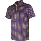 Louisiana Crawfish Golf Shirts for Men Short Sleeve Performance Polo