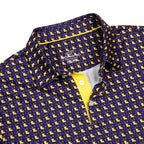 Louisiana Crawfish Golf Shirts for Men Short Sleeve Performance Polo