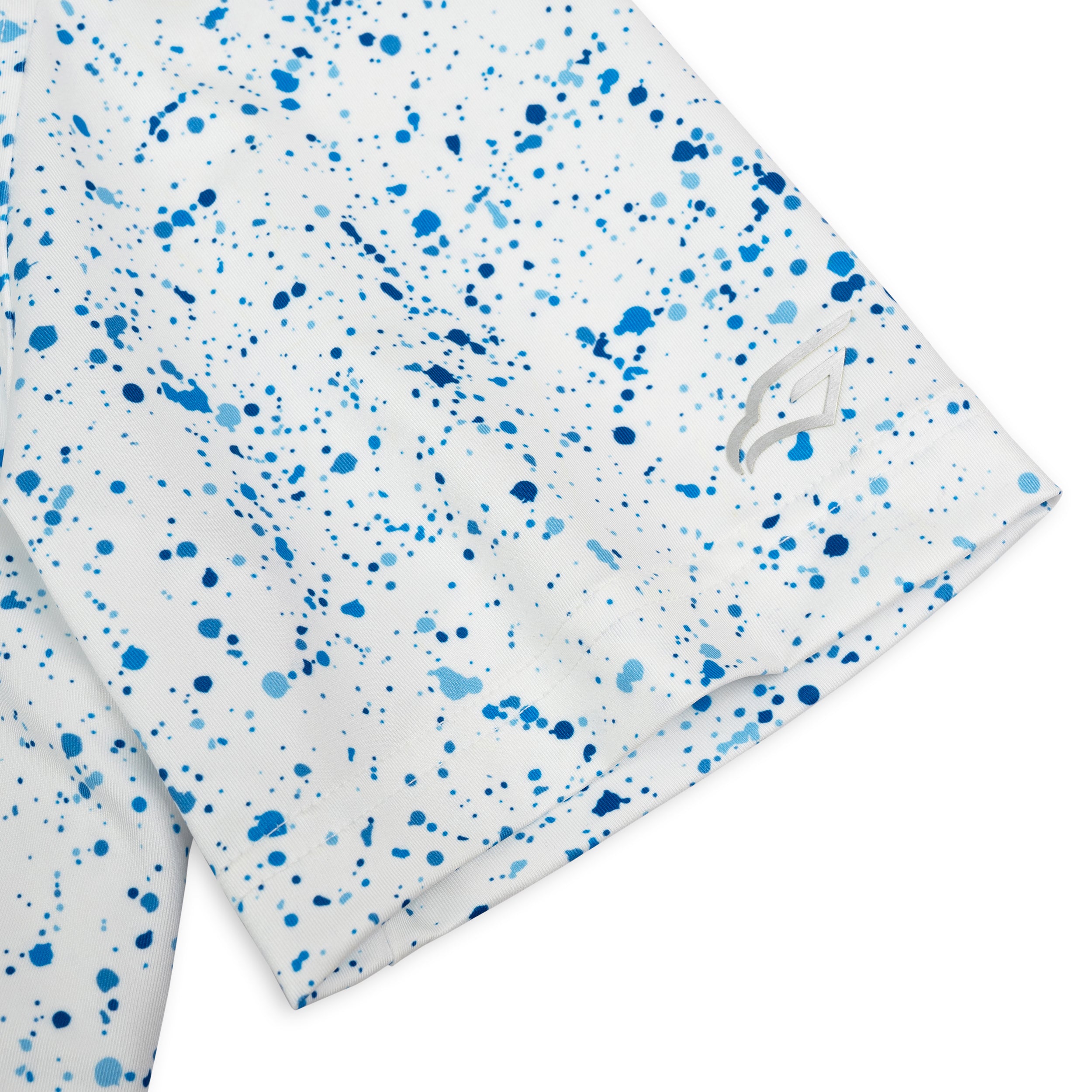 Paint Splatter Golf Shirts for Men Short Sleeve Performance Polo