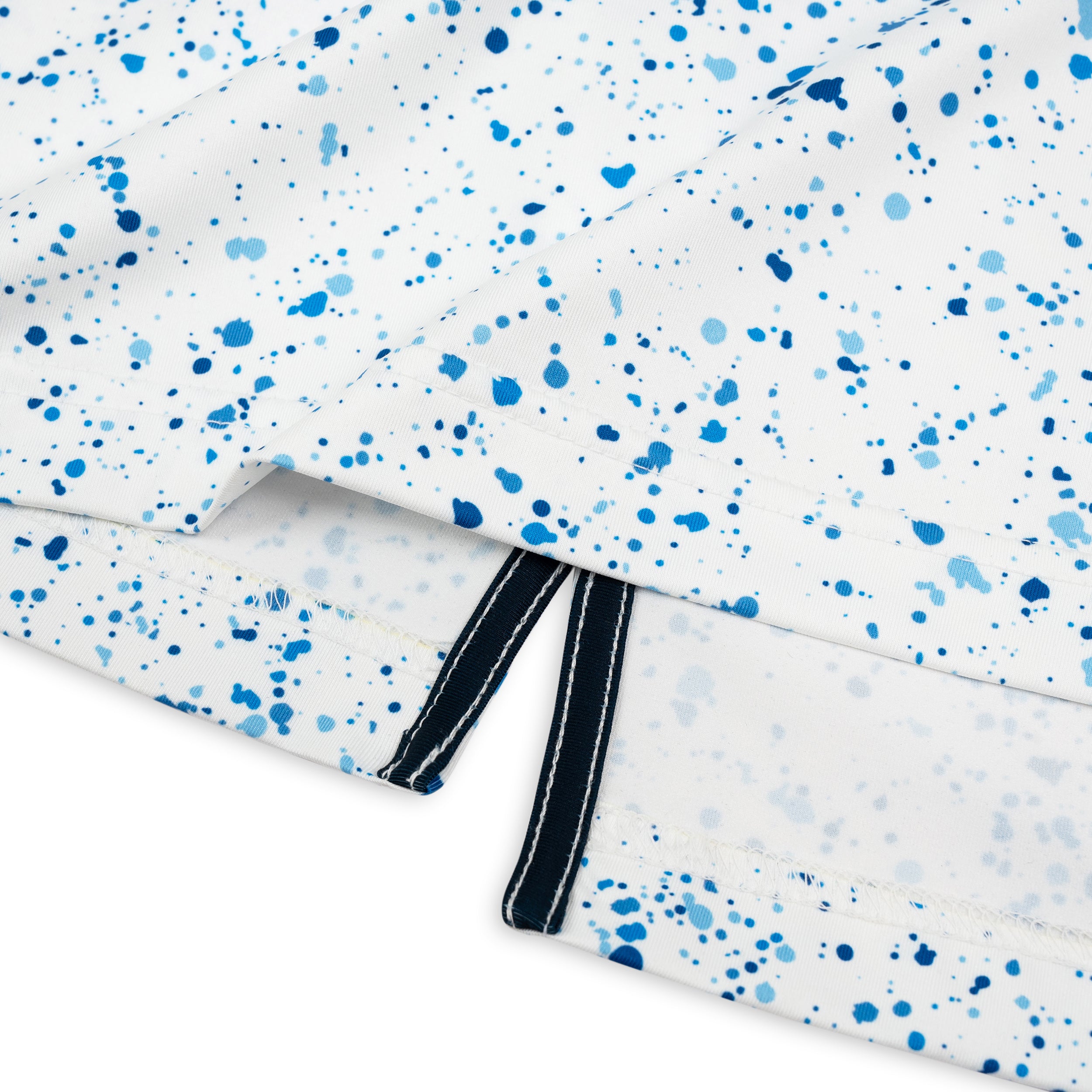 Paint Splatter Golf Shirts for Men Short Sleeve Performance Polo