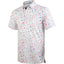 Paint Splatter Golf Shirts for Men Short Sleeve Polo
