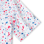 Paint Splatter Golf Shirts for Men Short Sleeve Polo