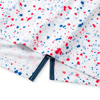 Paint Splatter Golf Shirts for Men Short Sleeve Polo