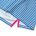 Pink Magenta Striped Golf Shirts for Men Short Sleeve Performance Polo