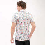 Skull Golf Shirts for Men Short Sleeve Performance Polo