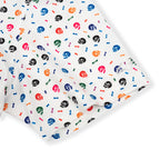 Skull Golf Shirts for Men Short Sleeve Performance Polo